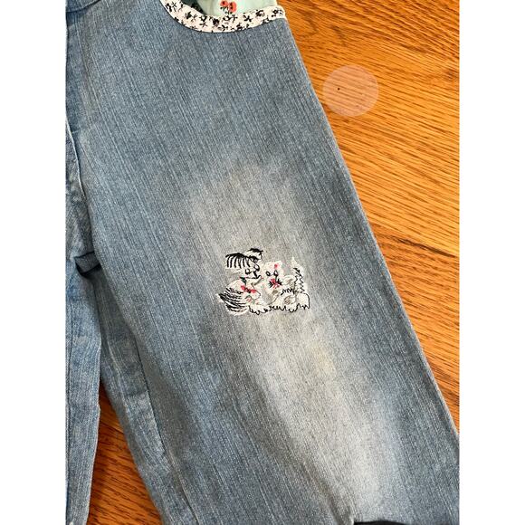 Baby Gassy Gooma embellished ruffle hem jeans size 4 Excellent Adorable - Picture 5 of 6